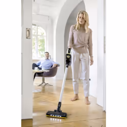 Kärcher VC 7 Cordless yourMax Aspirapolvere a bastone 2 in 1 Batteria Secco HEPA Senza sacchetto Grigio, Bianco 2,5 Ah - Vista aggiuntiva 4