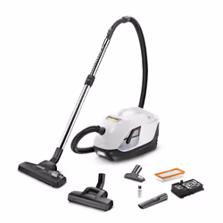 Kärcher DS 6 Plus, 650 W, A cilindro, Secco, Senza sacchetto, 2 L, HEPA, Acqua