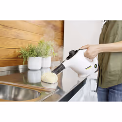 Kärcher SC 1 Pulitore a vapore cilindrico 1200 W Nero, Bianco - Vista aggiuntiva 4