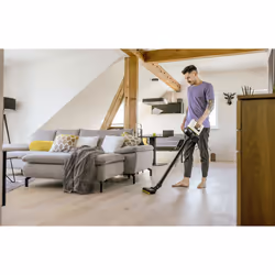 Kärcher VC 4 Aspirapolvere a bastone 2 in 1 Batteria Secco Schiuma Senza sacchetto Nero, Bianco 2,5 Ah - Vista aggiuntiva 4