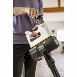 Kärcher VC 4 Aspirapolvere a bastone 2 in 1 Batteria Secco Schiuma Senza sacchetto Nero, Bianco 2,5 Ah - Vista aggiuntiva 6
