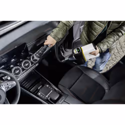 Kärcher VC 6 Cordless ourFamily Car Aspirapolvere a bastone 2 in 1 Batteria Secco HEPA Senza sacchetto 250 W Nero, Giallo - Vista aggiuntiva 4
