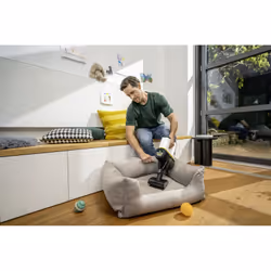 Kärcher VC 6 Cordless Premium OurFamily Pet Aspirapolvere a bastone 2 in 1 Batteria Secco HEPA Senza sacchetto 250 W Nero, Giallo - Vista aggiuntiva 6
