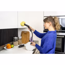 Kärcher 1.516-416.0 Pulitore a vapore Pulitore a vapore portatile 0,2 L 1300 W Bianco - Vista aggiuntiva 4
