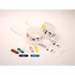 Zebra Clips for use with QuickClip Wristbands, Giallo, 275 pz