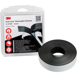 3M Dual Lock Nastro a strappo da incollare (L x L) 2.5 m x 25 mm Nero 1 pz.