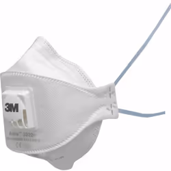 Maschera da 3 ™ polvere fine "Aura™ 9322+" proprietà: • Con 3M™ flusso di raffreddamento™ di espirazione • Design speciale de ...