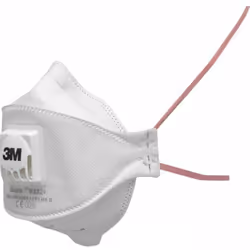 Maschera da 3 ™ polvere fine "Aura™ 9332+" proprietà: • Con 3M™ flusso di raffreddamento™ di espirazione • Design speciale de ...
