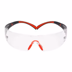 3M 7100148026, Occhialini di sicurezza, Grigio, Rosso, Trasparente, Policarbonato (PC), Policarbonato, 20 pz