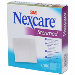 Nexcare garza compressa sterimed è una garza in cotone idrofilo