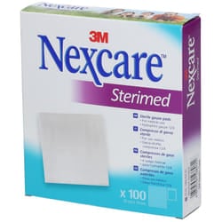 Nexcare Garza Compressa Sterimed per Medicazioni 10x10cm 100 Pezzi