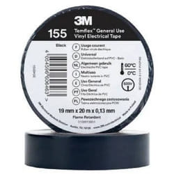Nastro Isolante Temflex 165 pvc 19mm x 20m 3M 7100184800 Nero