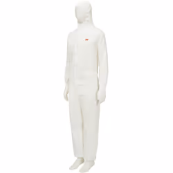 Dettagli tecnici Colore Bianco Taglia L Tuta di protezione 4545 La leggera tuta protettiva da 3M™ 4545L in polietilene, dotat ...