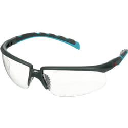 3M - S2001SGAF-BGR Occhiali di protezione antiappannante, con protezione antigraffio Turchese, Grigio en 166 din 166