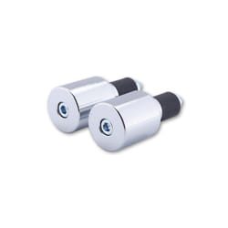 Shin YO Bar End Pesi, acciaio cromato, 206 g per manubrio in acciaio, argento