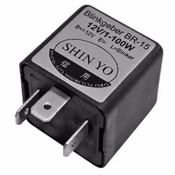 SHIN YO Flasher relè SY-02, 3-polo, 12 VDC, 1-100 Watt