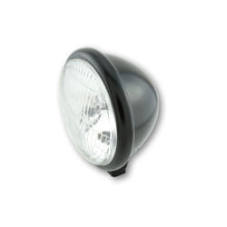 Shin YO 5 3/4 pollici faro Bates Style, nero seta opaco, montaggio inferiore, nero