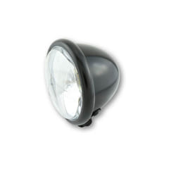 SHIN YO SHIN YO 4 1/2 pollici faro Bates-Style, seta nera opaca, nero