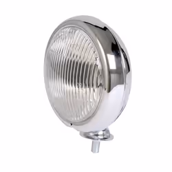 SHIN YO 4 luce nebbia da 1/2 pollice, alloggiamento piatto, argento
