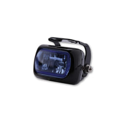 SHIN YO Nebbia nero alloggiamento in alluminio con supporto, blu vetro, nero