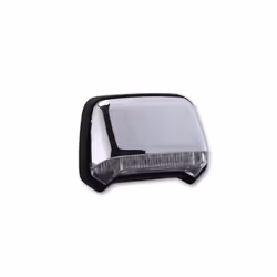 SHIN YO LED taillight, cromo placcato vetro trasparente, argento