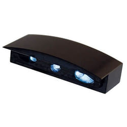 Luce targa SHIN YO MICRO LED con alloggiamento in alluminio, nero