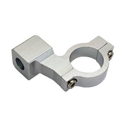 Shin YO Specchio morsetto con filo destro per CNC, argento