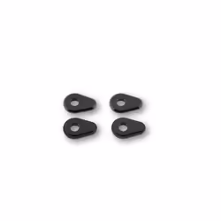 SHIN YO Alu piastre di montaggio INDY SPACER per YAMAHA MT 07/09/10, impostare, nero