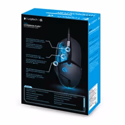 Logitech G G402 Hyperion Fury mouse Gaming Mano destra USB tipo A 4000 DPI - Vista aggiuntiva 8