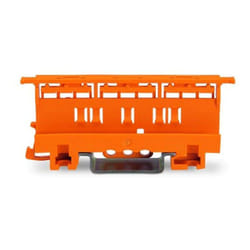 Wago - Adattatore di fissaggio serie 221 – 4 mm², per montaggio su ts 35, arancione, 221 – 500 (10 pezzi)
