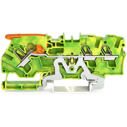Wago 2104-1307 morsettiera Verde, Giallo