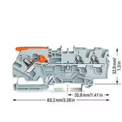 Wago 2104-1301 morsettiera Grigio - Vista aggiuntiva 2