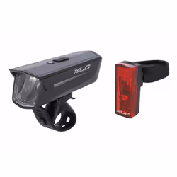 XLC 2500218966, Luce lampeggiante per bicicletta, Nero, Rosso, Alluminio, Livello della batteria, LED, 15 lm