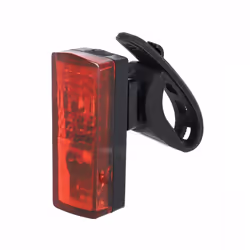 XLC 2500218910, Luce lampeggiante per bicicletta, Nero, Rosso, LED, 5 h, 1 pz