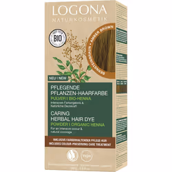 LOGONA Herbal Hair Dye colore per capelli Marrone 100 g - Vista aggiuntiva 2