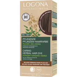 LOGONA Herbal Hair Dye colore per capelli Marrone 100 g - Vista aggiuntiva 4