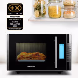 MEDION MD 14482 Nero, Acciaio inox Microonde con grill Superficie piana 20 L 800 W - Vista aggiuntiva 7