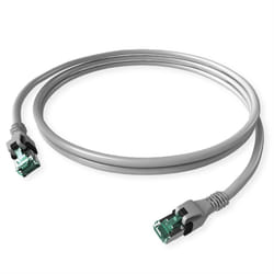 Sacon DualBoot PushPull cavo di rete Grigio 3 m Cat6a S/FTP (S-STP)