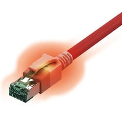 Sacon 442624,1 cavo di rete Rosso 1 m Cat6a S/FTP (S-STP)