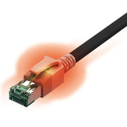 Sacon 442628,100 cavo di rete Nero 1 m Cat6a S/FTP (S-STP)