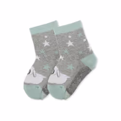 Sterntaler 8151968 Unisex Calzini per squadra Argento 1 paio/a