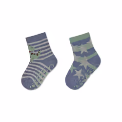 Sterntaler 8102122, Calzini per squadra, Blu, Bambino (0 - 2 anni), Maschio, Esterno, T-Rex