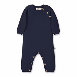 Sterntaler 2812071, Pagliaccetto, Unisex, Monocromatico, Blu marino, Lunghezza totale, Manica lunga