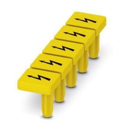 Phoenix Contact 1029563 etichetta autoadesiva Nero, Giallo 10 pz
