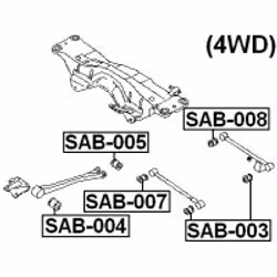 FEBEST SAB-007 non classificato