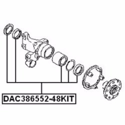 FEBEST DAC386552-48KIT non classificato
