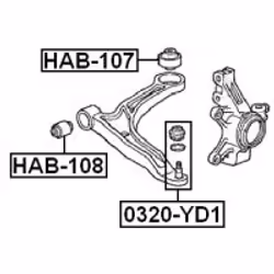 FEBEST HAB-108 non classificato - Vista aggiuntiva 2
