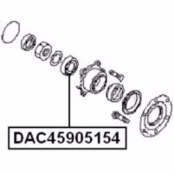 FEBEST DAC45905154 non classificato