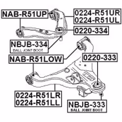 FEBEST NBJB-334 non classificato