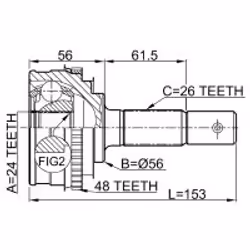FEBEST 0110-009A48 non classificato